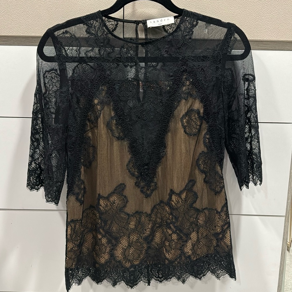 Sandro lace top